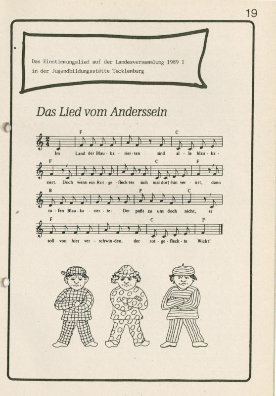 Das Lied Vom Anderssein Noten Und Text