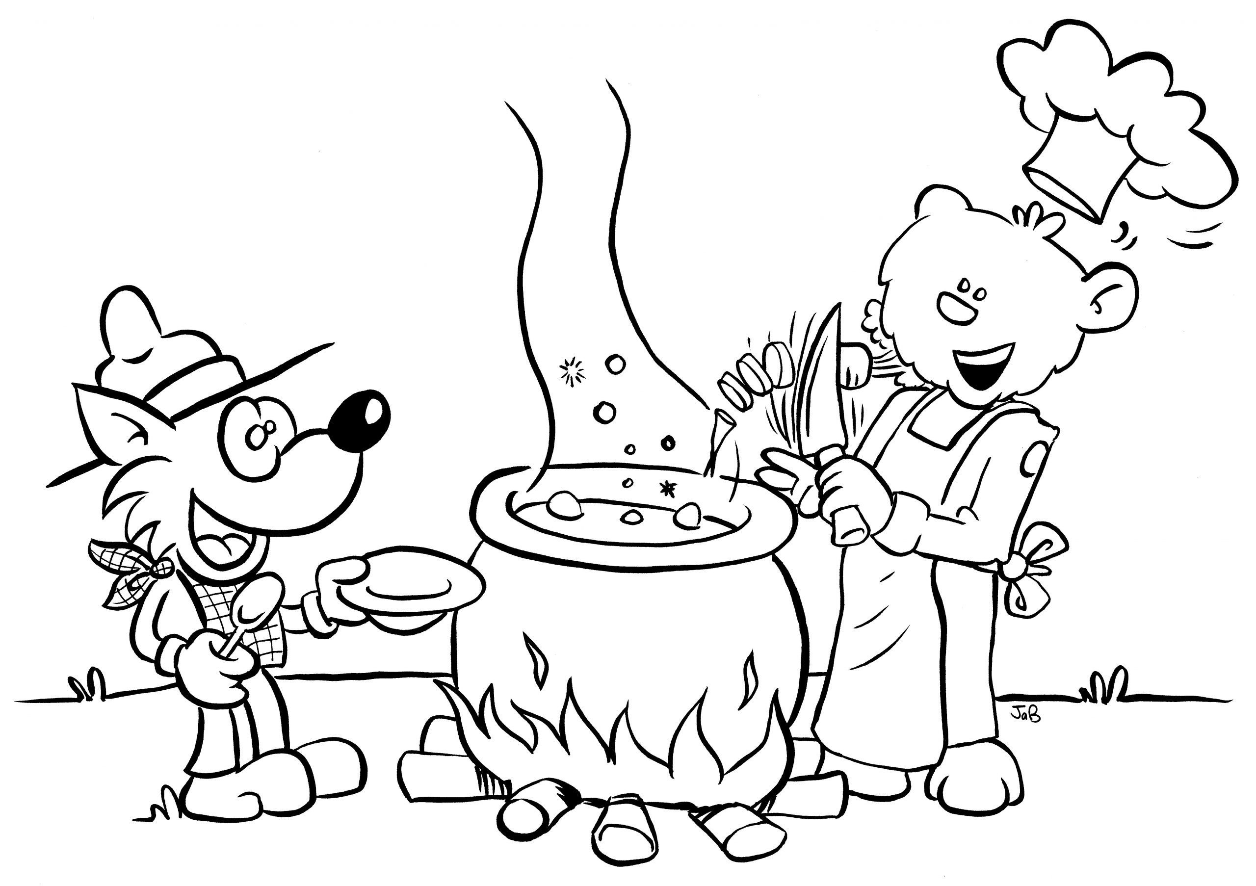 Ausmalbild_Essen_ergebnis - vcp.de/pfadfinden